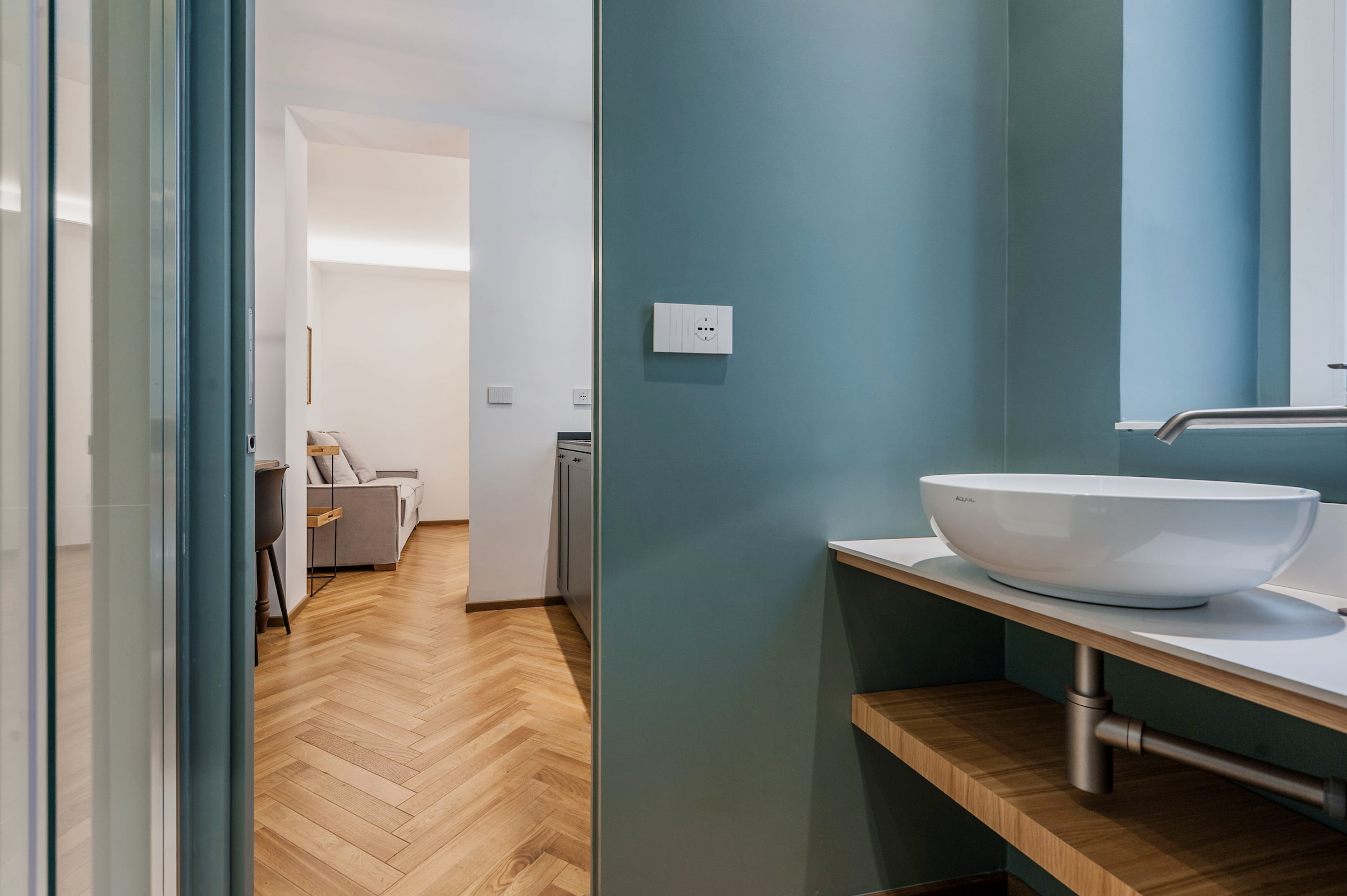 Bagno elegante Casa Dalmazia Catania